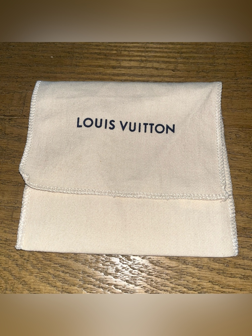 Louis Vuitton Cotton Dust Cover Bag Coin Purse 6” x 6”
